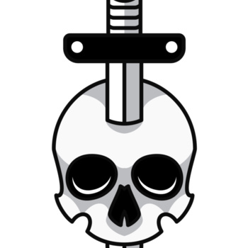 Elements Skull logo template 07 Thumbnail